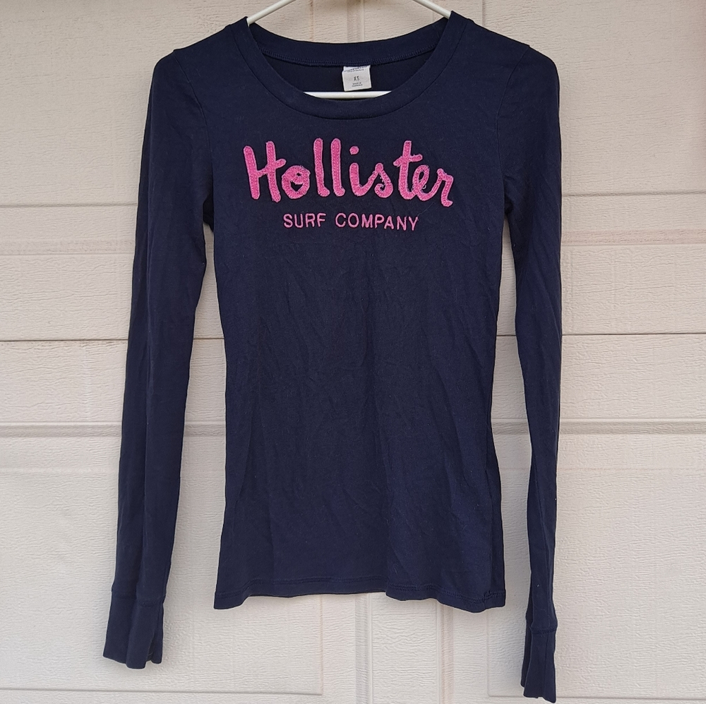 Hollister blue thin long sleeved shirt . xs